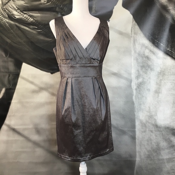 calvin klein gunmetal dress